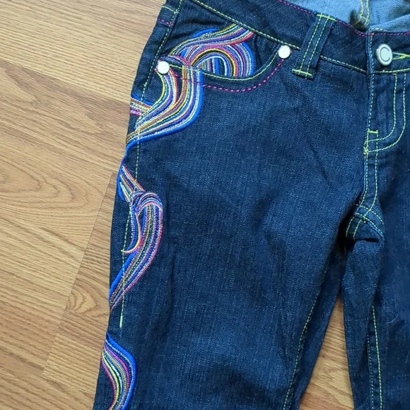 Y2K COOGI Boot Cut Jeans Size 3/4 in seam 33 and 1/2 - Picture 6 of 14